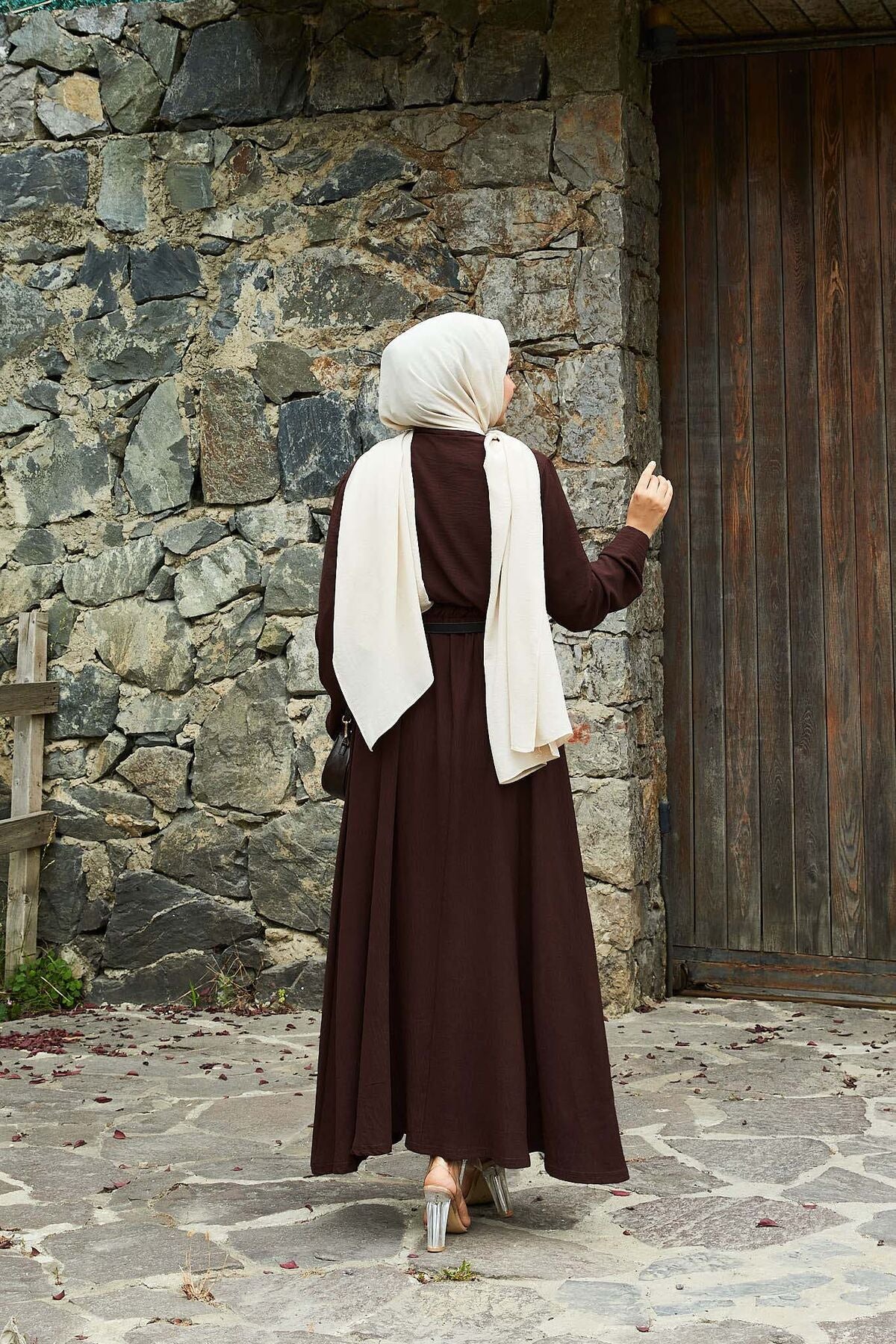 Etekli Takım Kahverengi