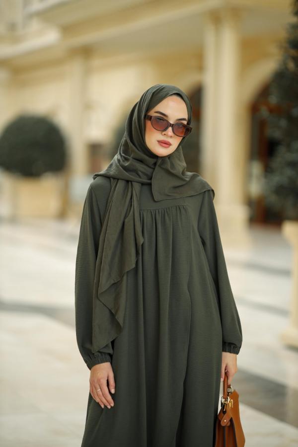 Tesettür Hane Takım haki