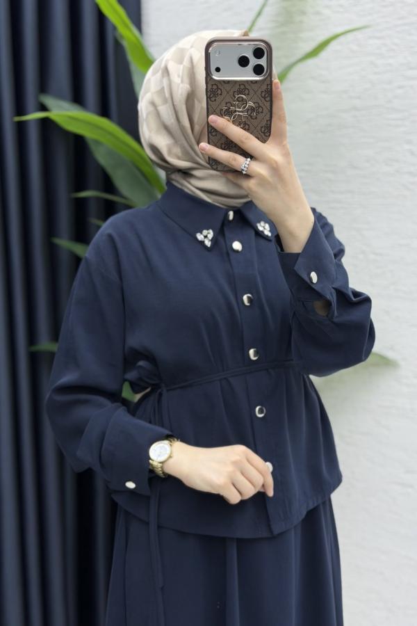 Faysa Elbise Takım lacivert