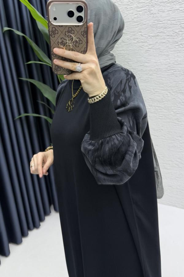 Zerrin Elbise siyah
