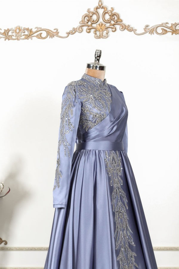 Hare Saten Abiye indigo