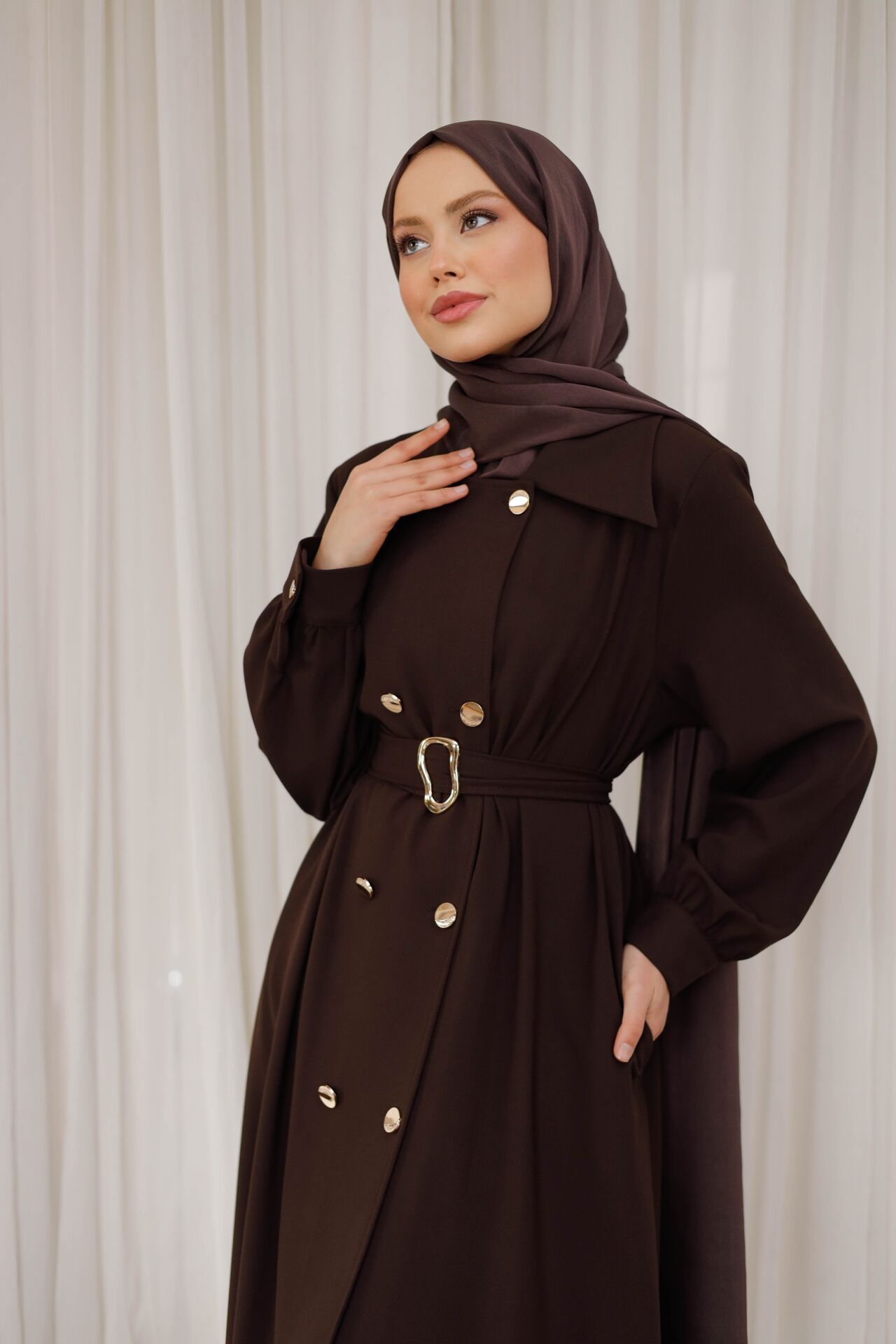 Kemerli Ferace kahverengi