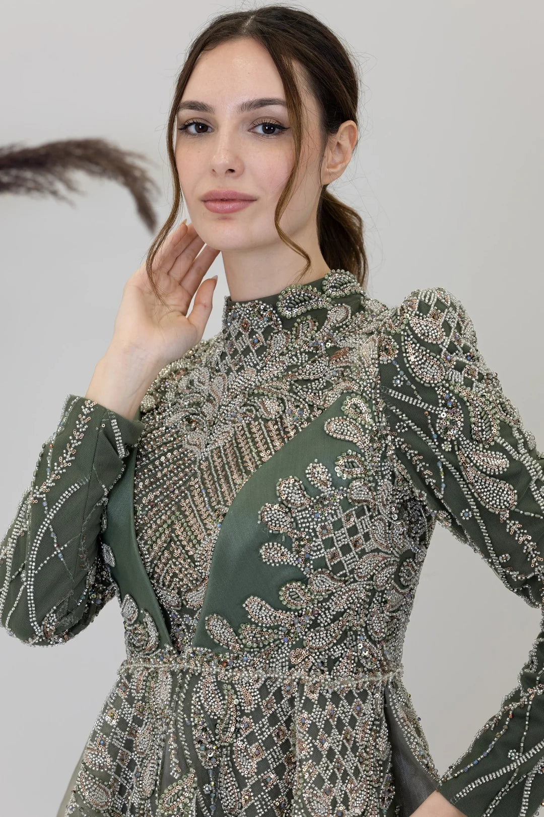 Özel tasarım  kuğu Abiye