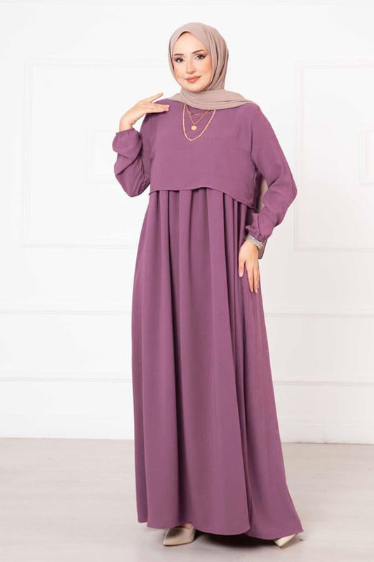 Bolero Görünümlü Elbise toz pembe
