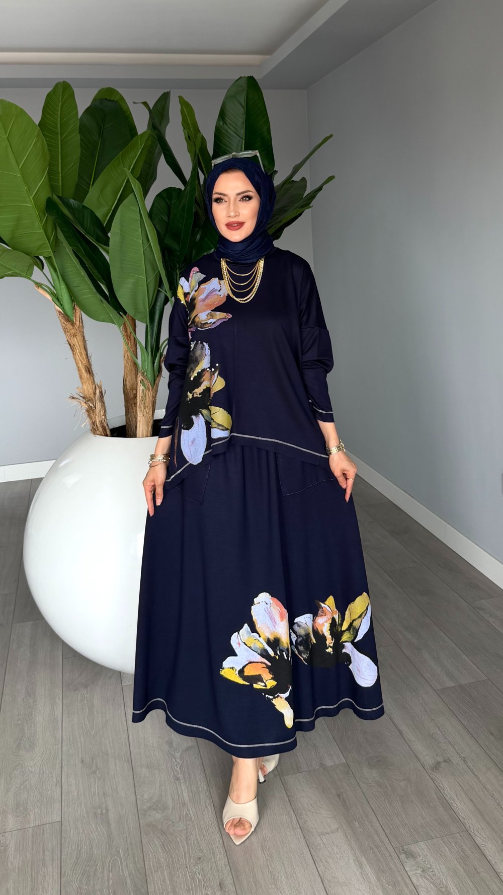 Arya ikili Takım lacivert