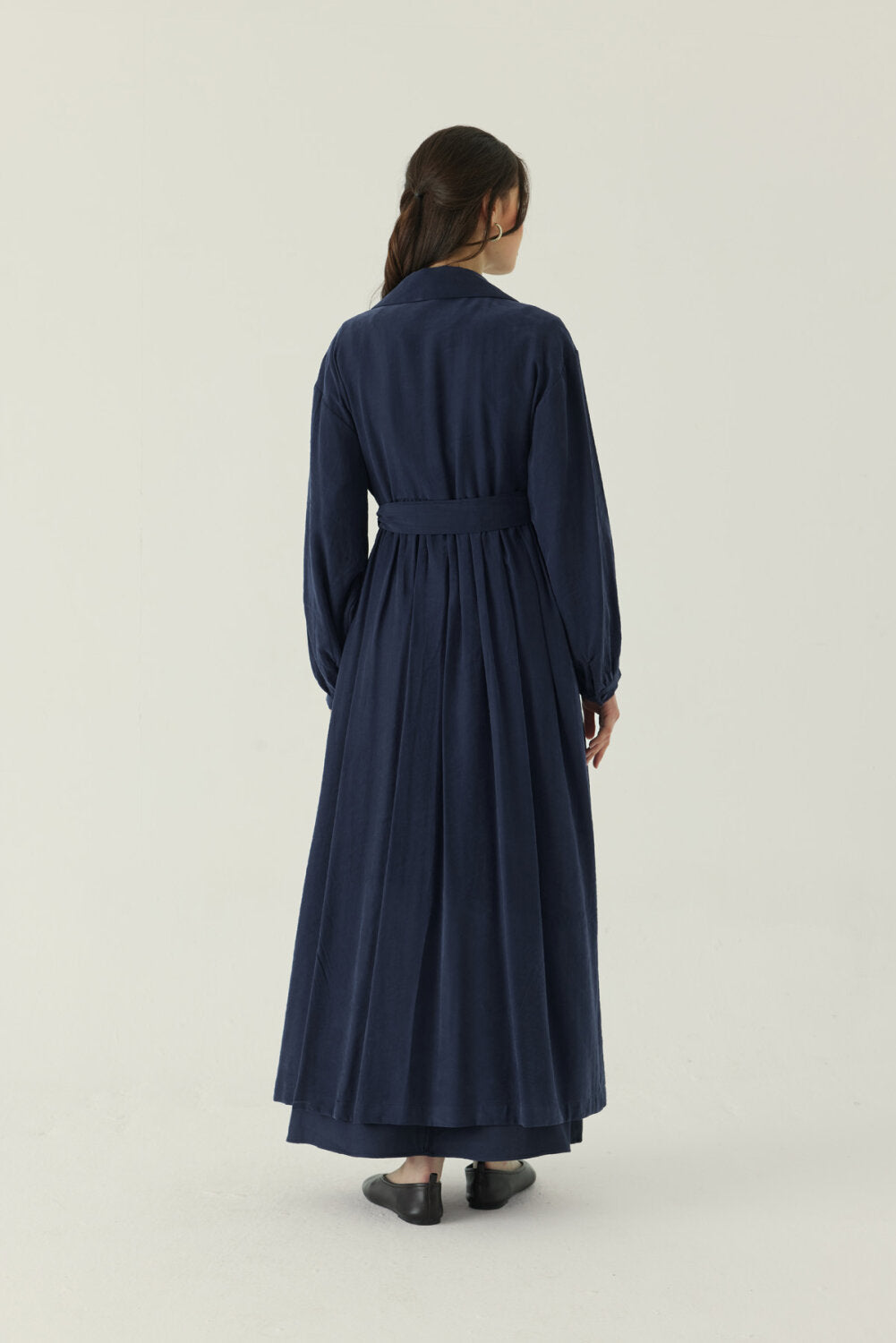 Modal Trenckot lacivert