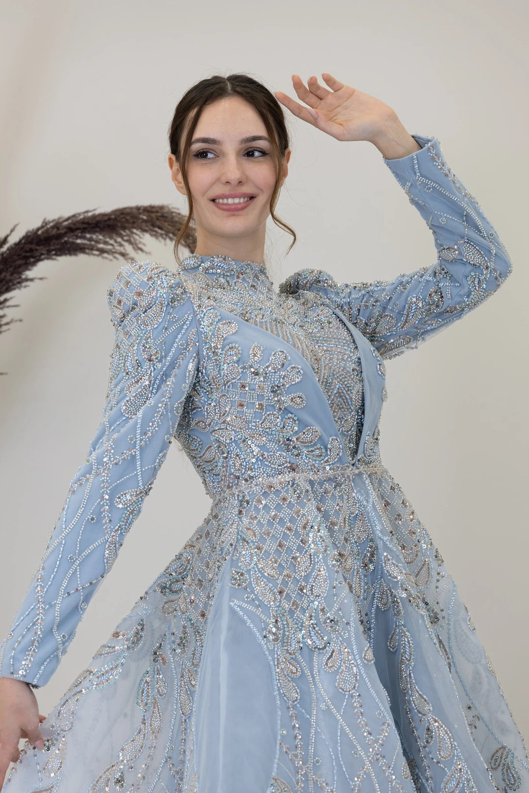 Özel tasarım  kuğu Abiye