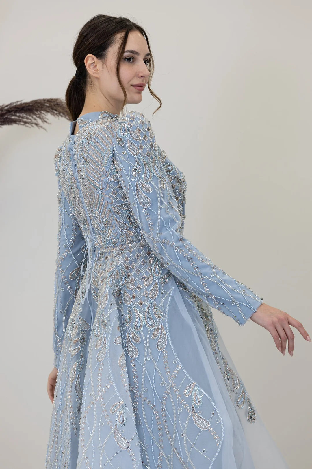 Özel tasarım  kuğu Abiye