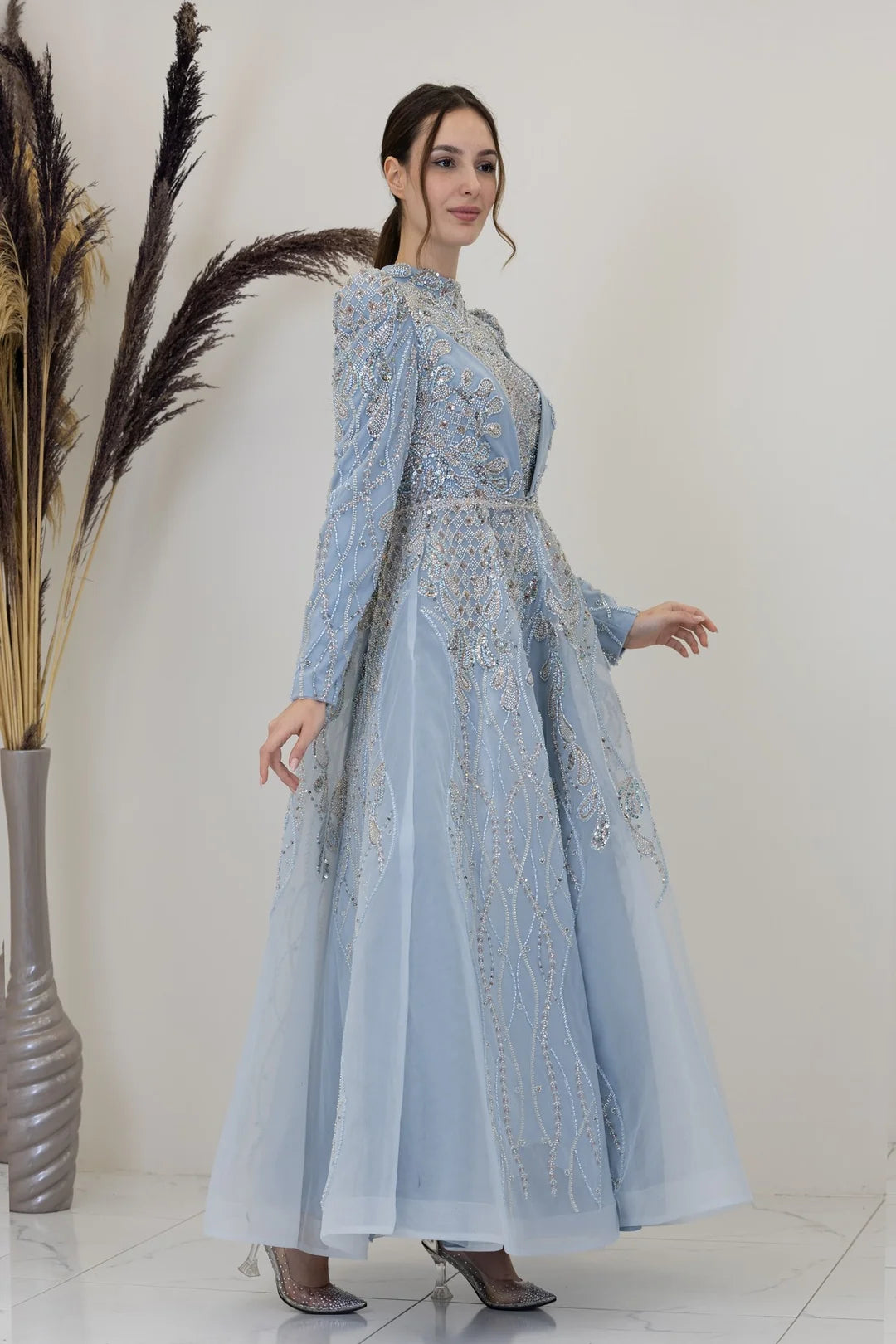 Özel tasarım  kuğu Abiye