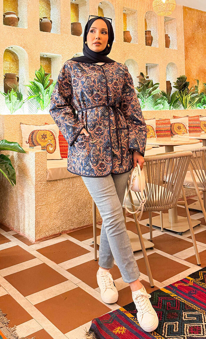 Bohem Kapitone Ceket