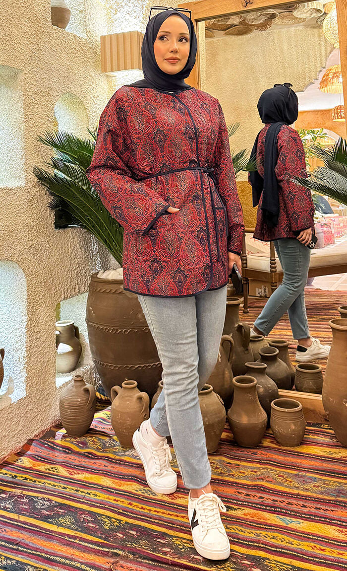 Bohem Kapitone Ceket