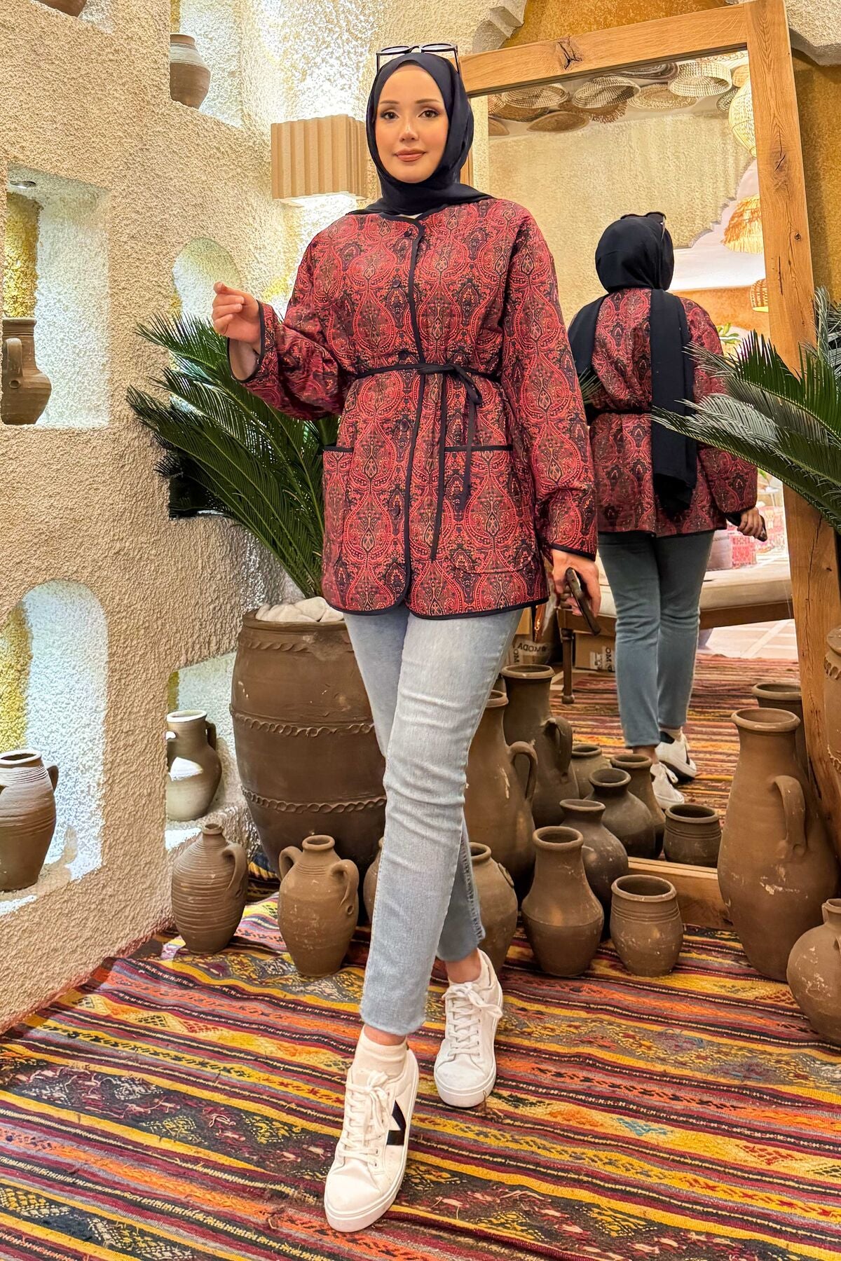 Bohem Kapitone Ceket