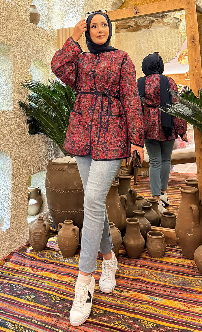 Bohem Kapitone Ceket