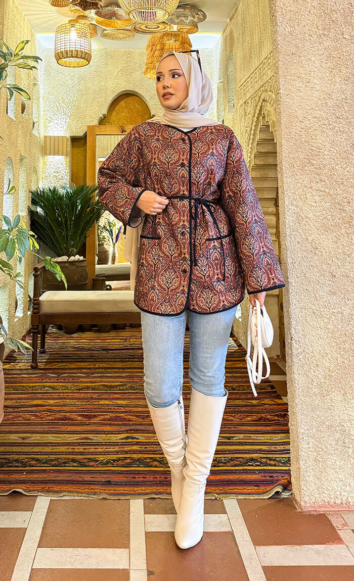 Bohem Kapitone Ceket