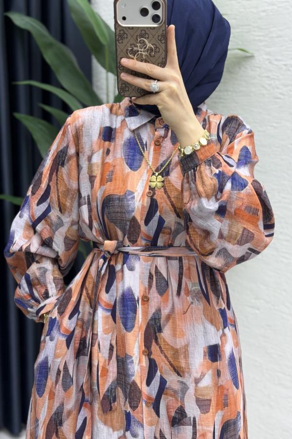 Feza Dress terracotta