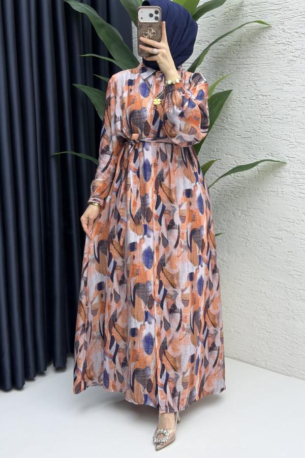 Feza Dress terracotta