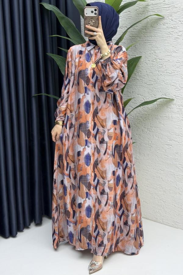 Feza Dress terracotta
