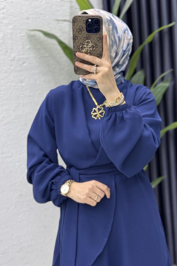 Nur ikili Takım lacivert