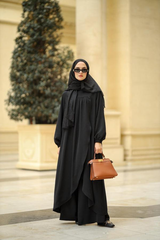 Tesettür Hane Takım siyah