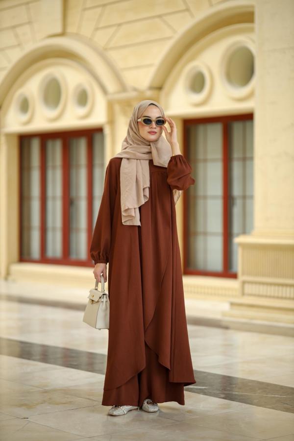 Tesettür Hane Takım camel