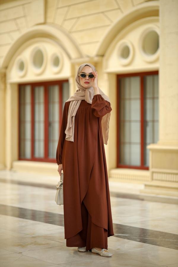 Tesettür Hane Takım camel
