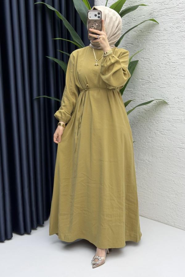 Bolero Kleid ölgrün