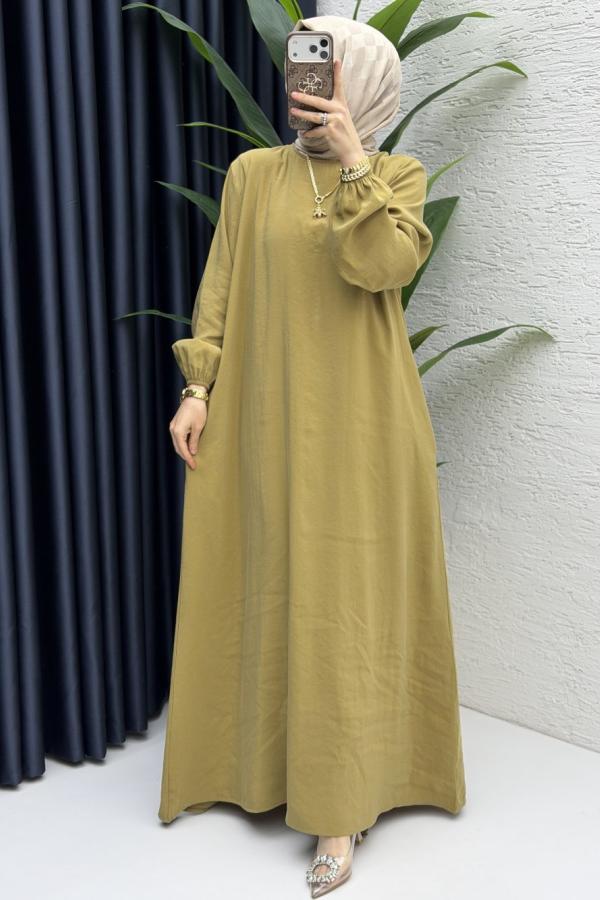 Bolero Kleid ölgrün