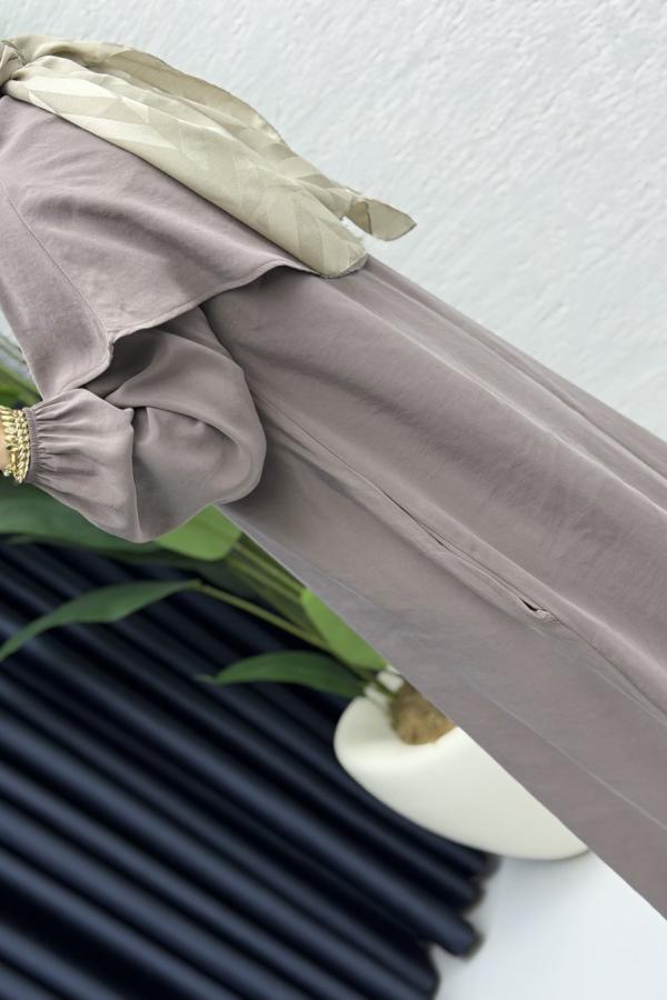 Robe Boléro vison