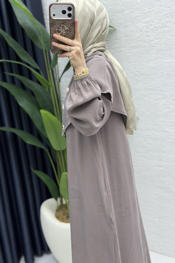 Robe Boléro vison