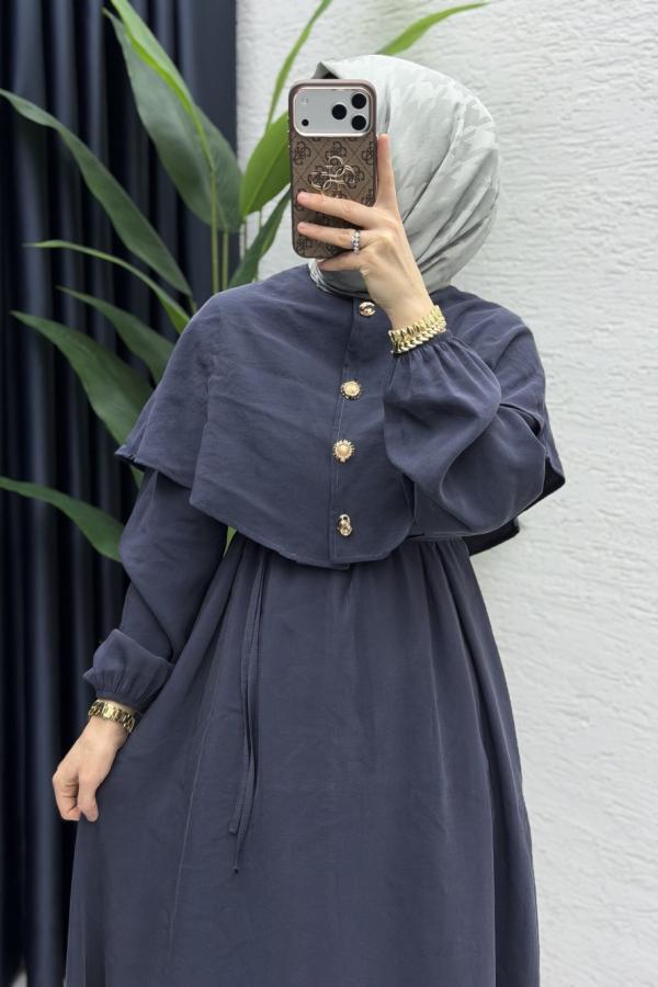 Bolero Elbise Antrasit
