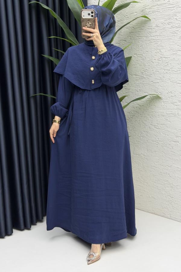 Bolero Kleid Dunkelblau