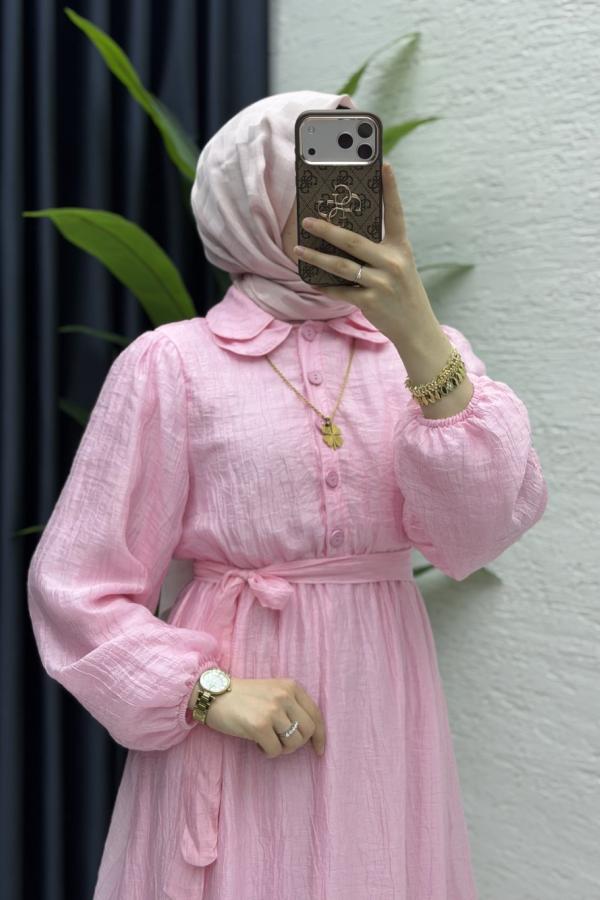 Sude Elbise pembe