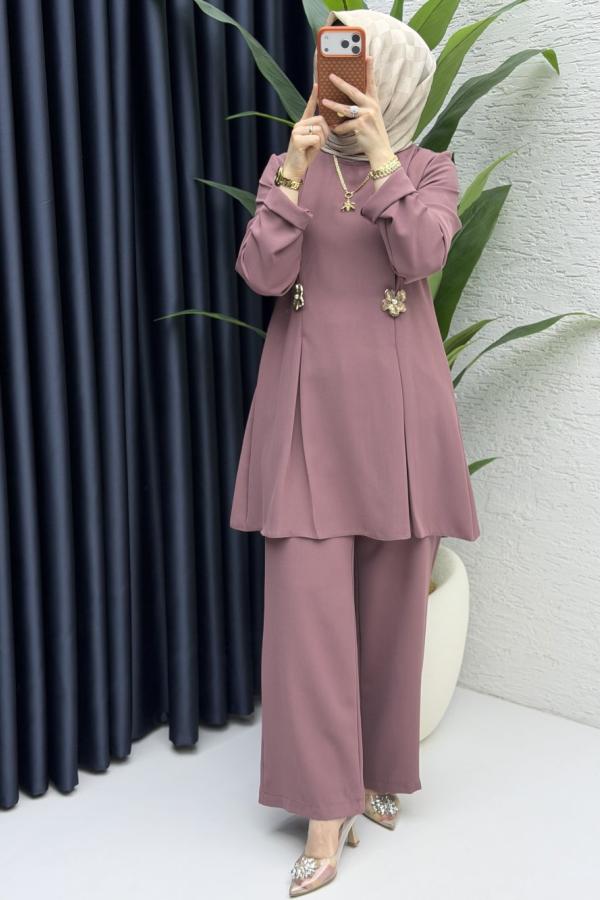 Yasmin ikili Takım gül kurusu