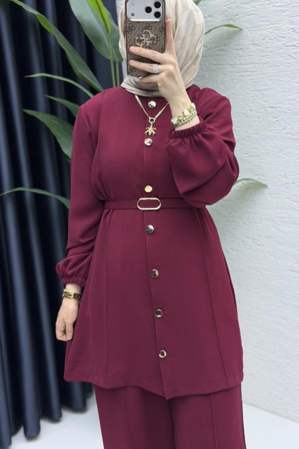 Zeynep ikili Takım bordo