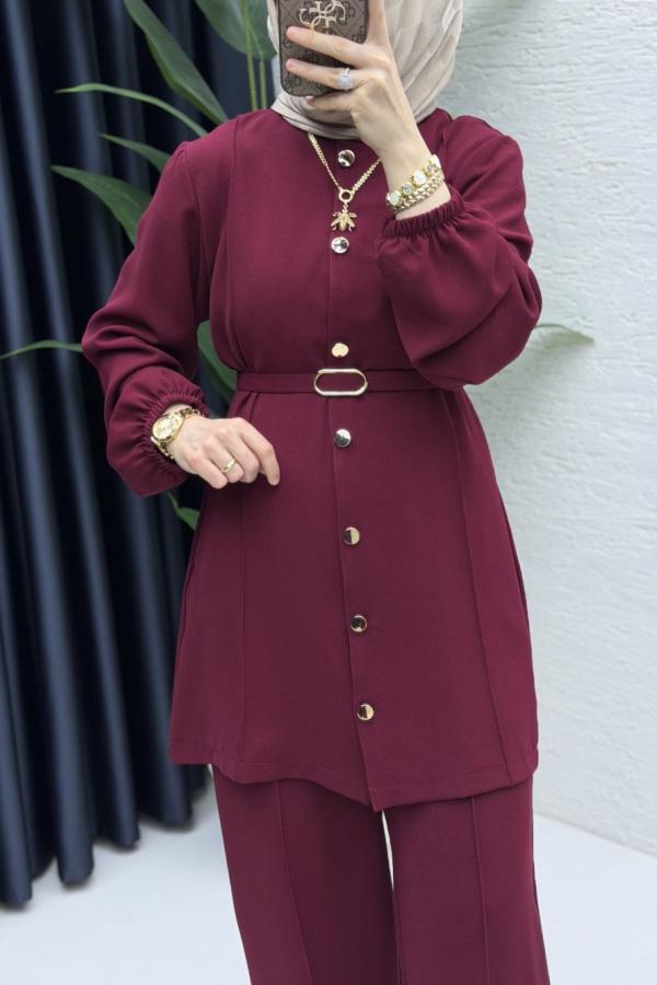 Zeynep ikili Takım bordo