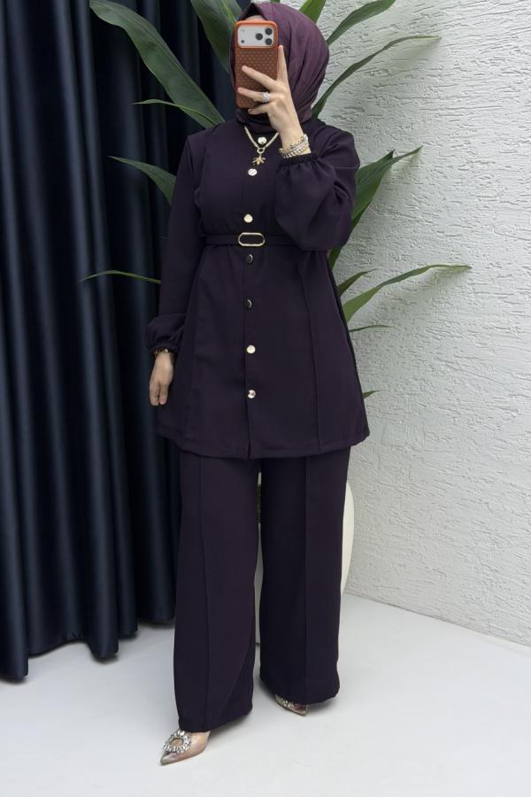 Zeynep ikili Takım Mürdüm