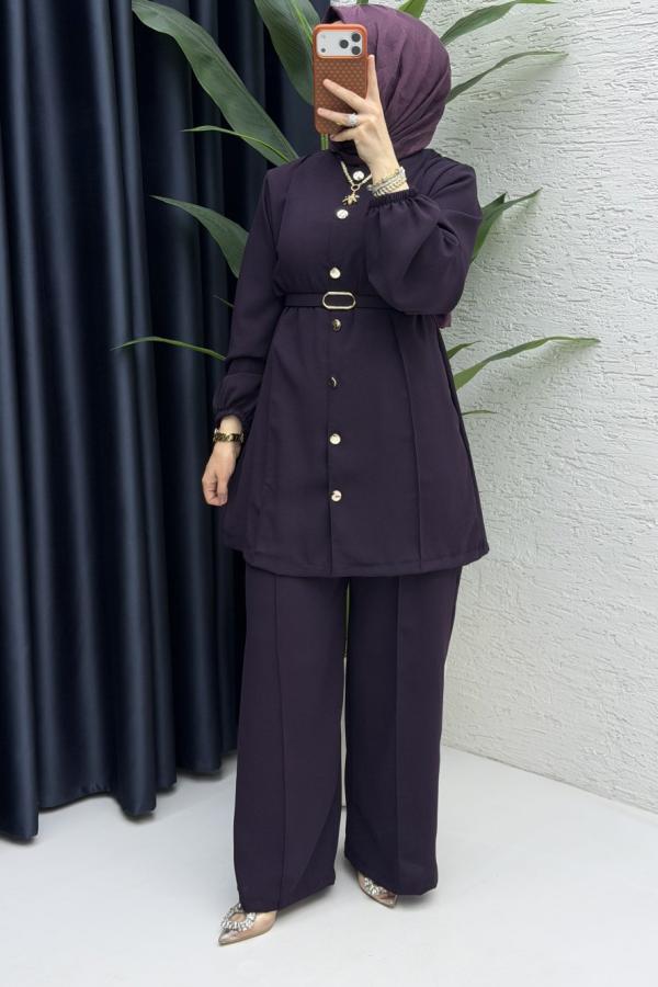 Zeynep ikili Takım Mürdüm