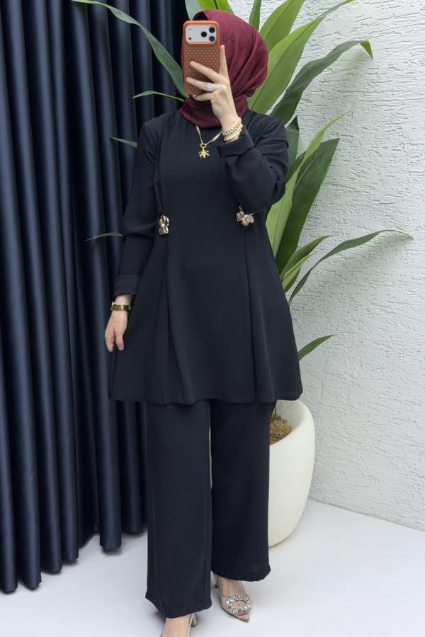 Yasmin ikili Takım siyah