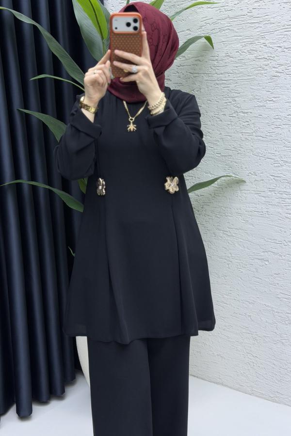 Yasmin ikili Takım siyah