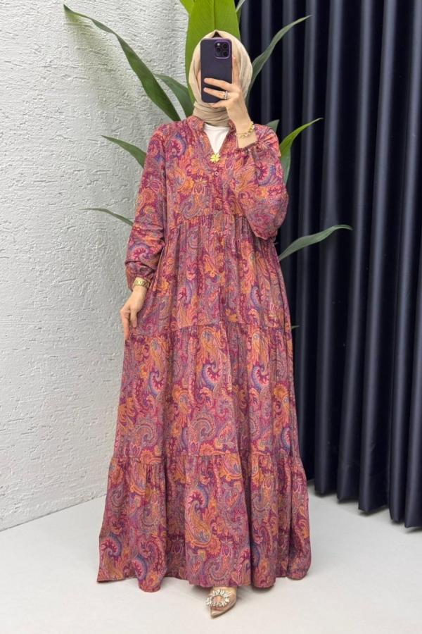 Maysa Elbise bordo