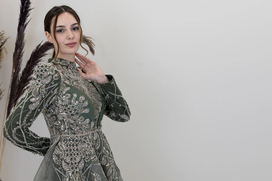 Özel tasarım  kuğu Abiye