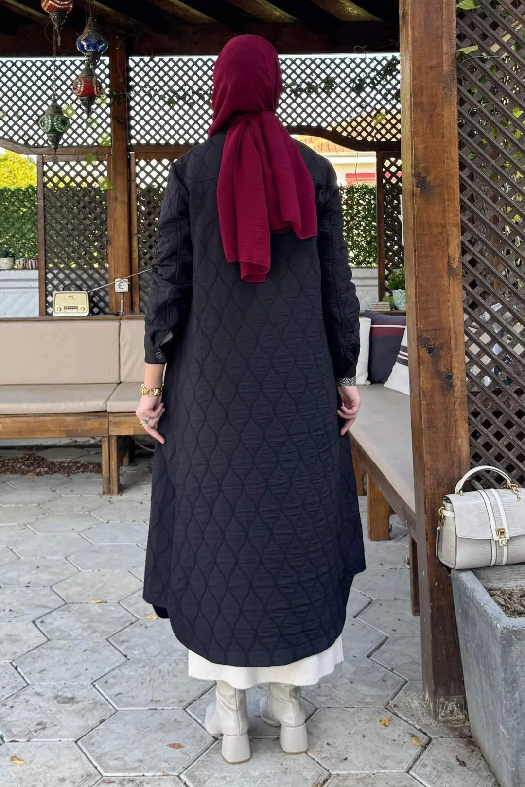 Kapitone Kap siyah