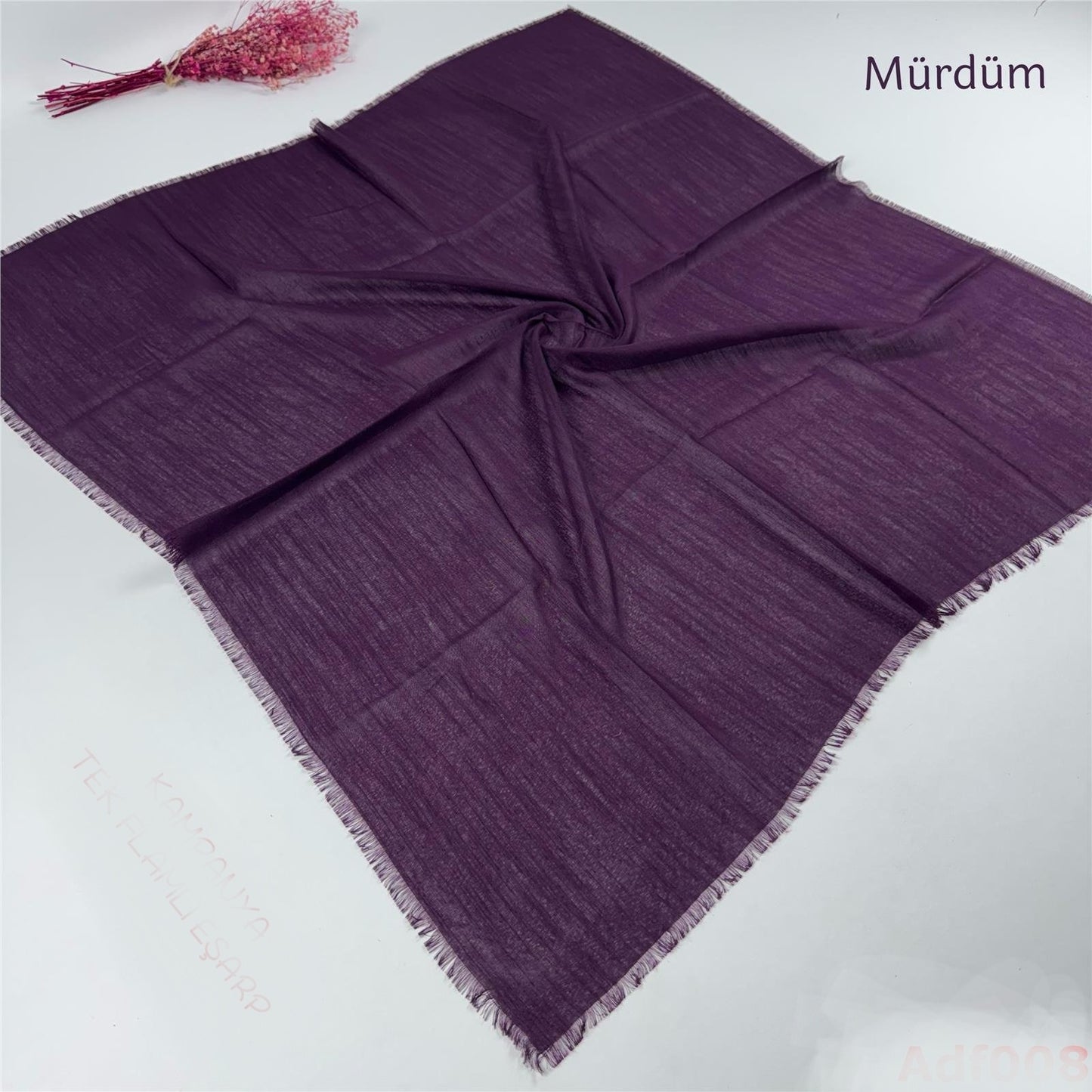 Düz coton flamlı Eşarp 50 adet