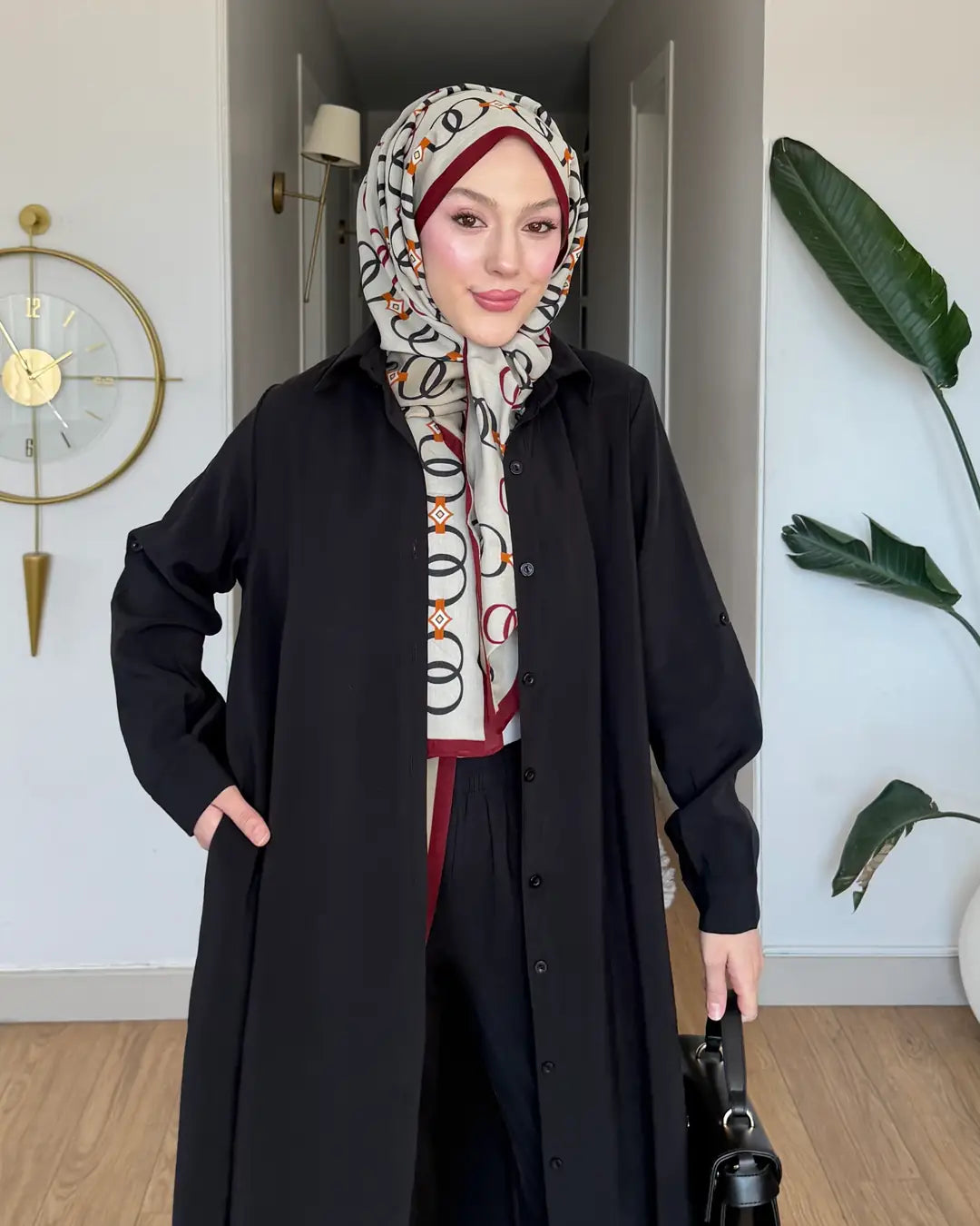 İpek Tensel ikili Takım siyah