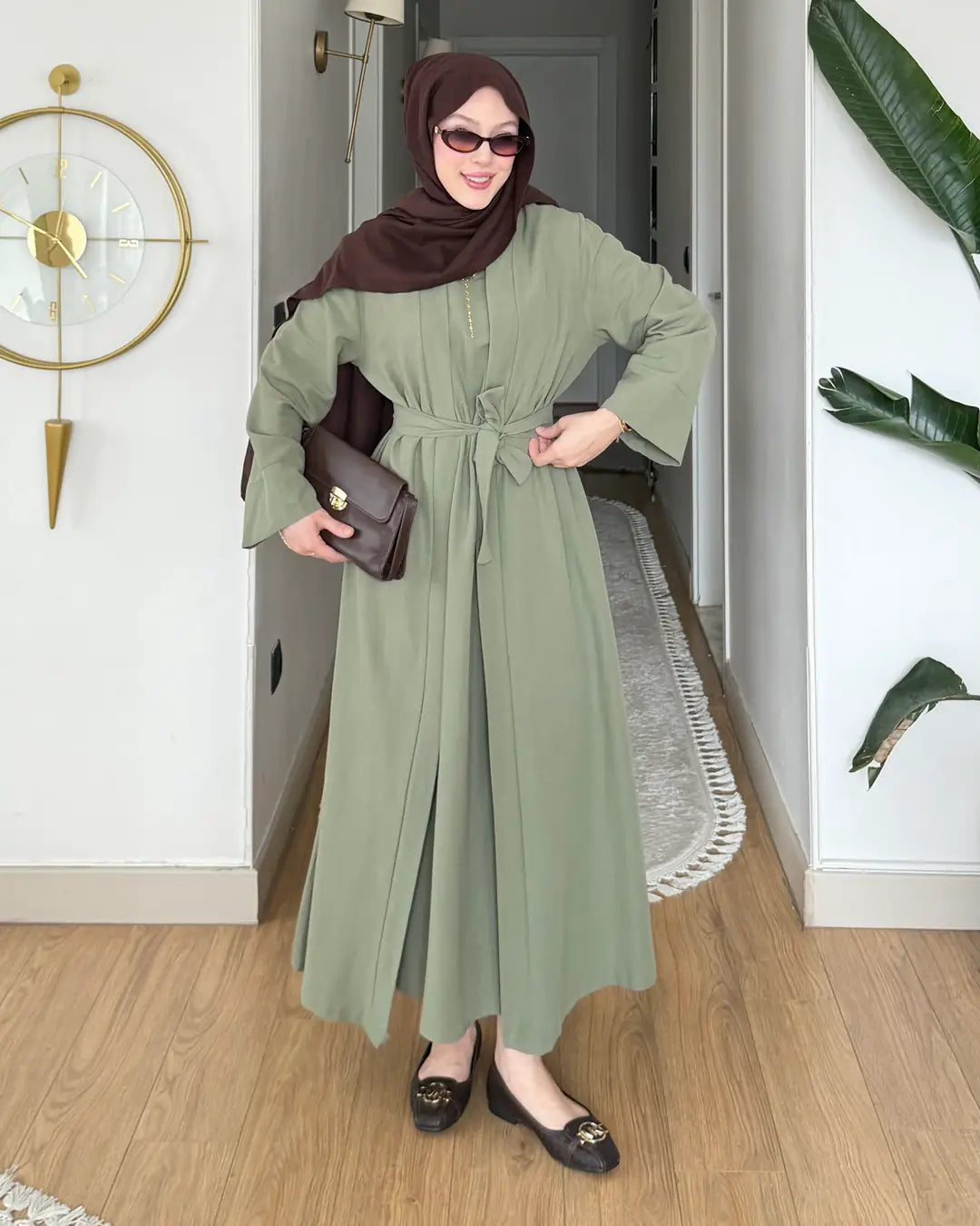 Keten Kimono Takım haki