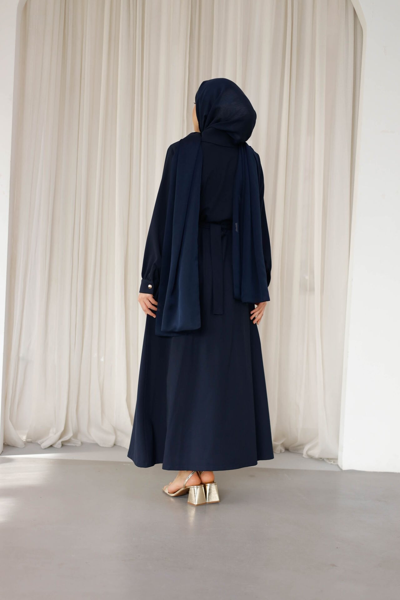 Kemerli Ferace lacivert