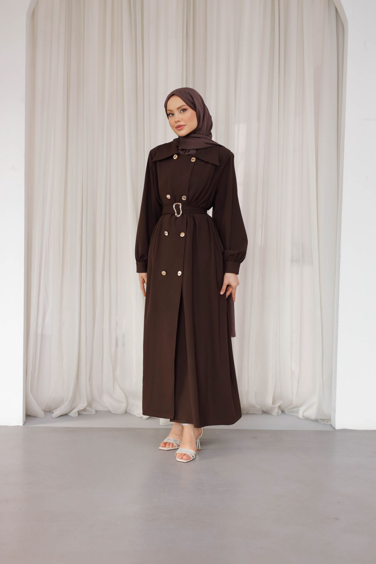 Kemerli Ferace kahverengi