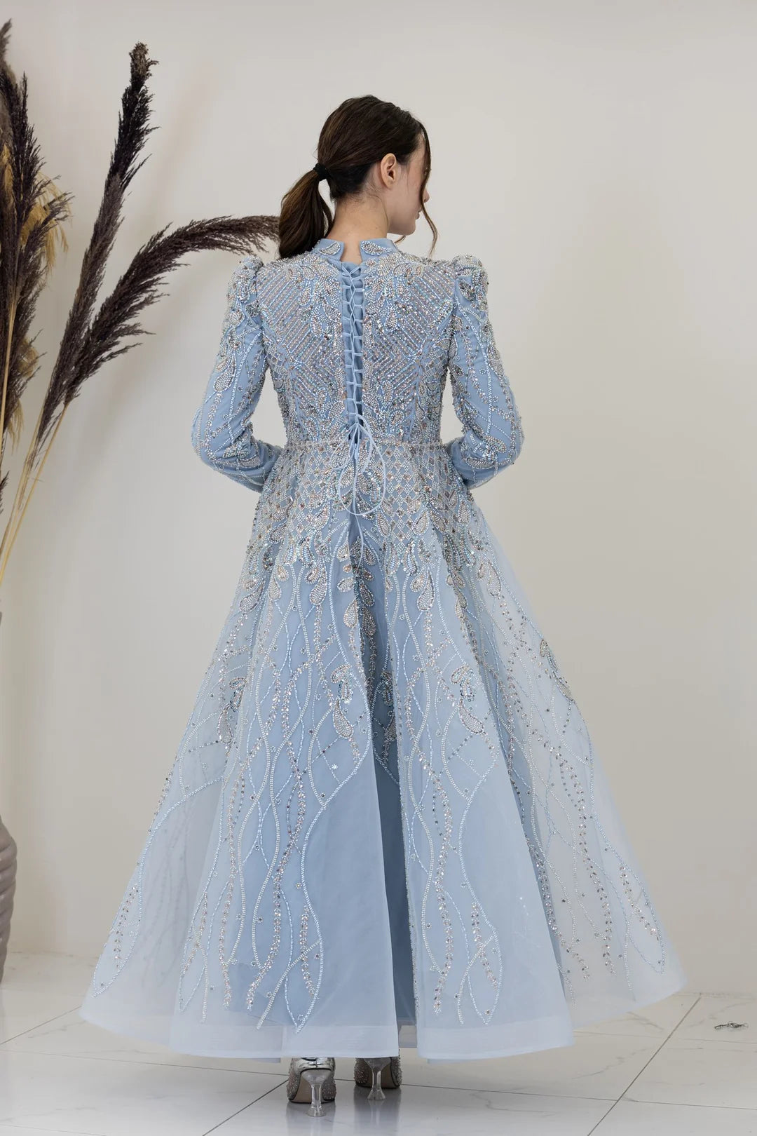 Özel tasarım  kuğu Abiye