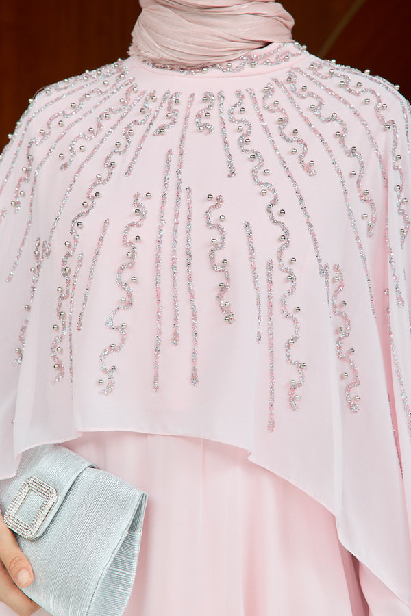 Taş işlemeli Abiye pudra