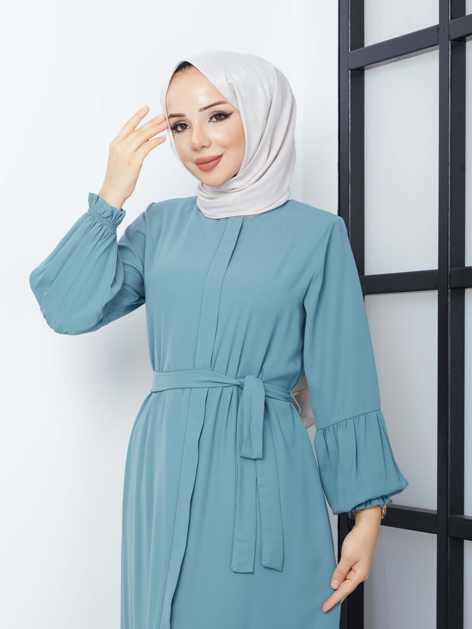 Jupe Plissée Hijab Abaya - Menthe